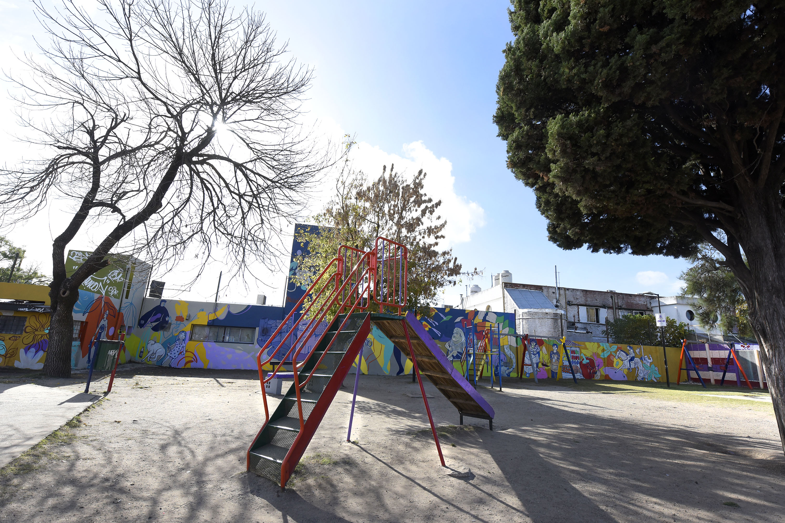 Nuevo mural en la Plaza Yapeyú de San Francisco Solano